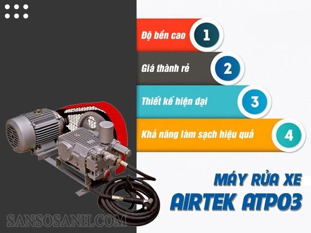 Máy rửa xe cao áp Airtek ATP03