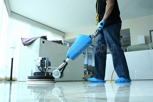 Máy đánh bóng sàn là thiết bị vệ sinh và đánh bóng sàn nhà