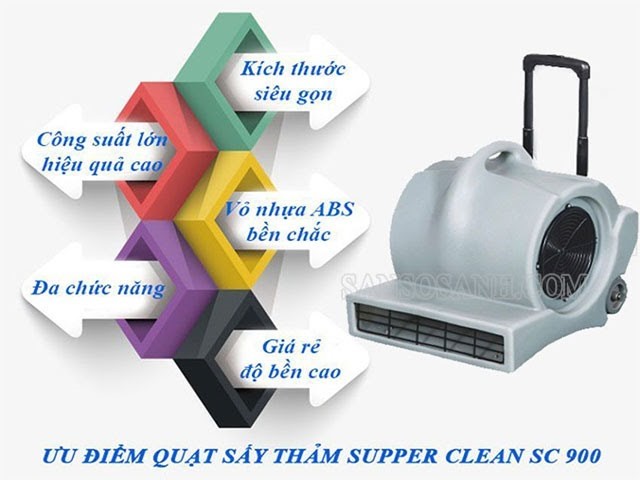 sấy thảm Supper Clean SC-900